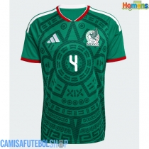Camisa de time de futebol México Edson Alvarez #4 Replicas 1º Equipamento Mundo 2026 Manga Curta
